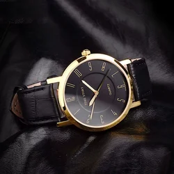 Backwards Reverse Pointer Dial Watch for Men High Quality Stainless Steel Quartz Reloj Male Retro Orologio Clock Man Wristwatch