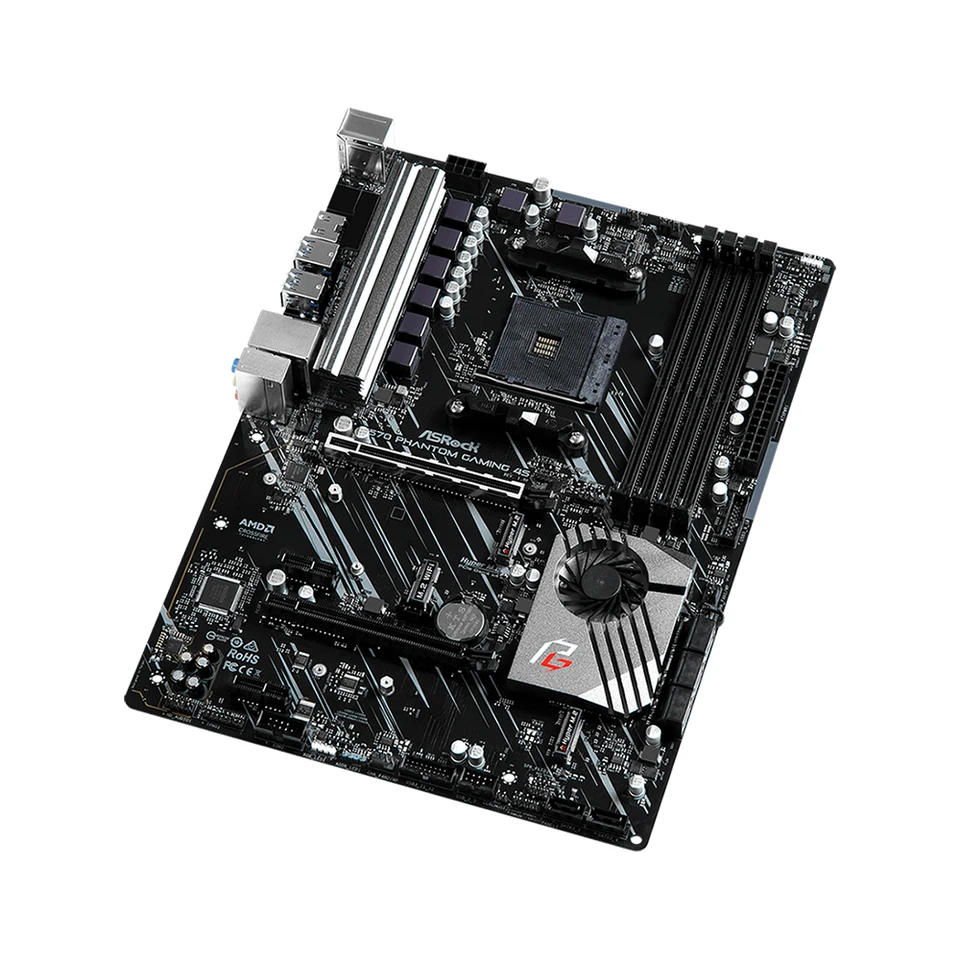 ASRock X570 Phantom Gaming 4S マザーボード、5500、5600、5700X