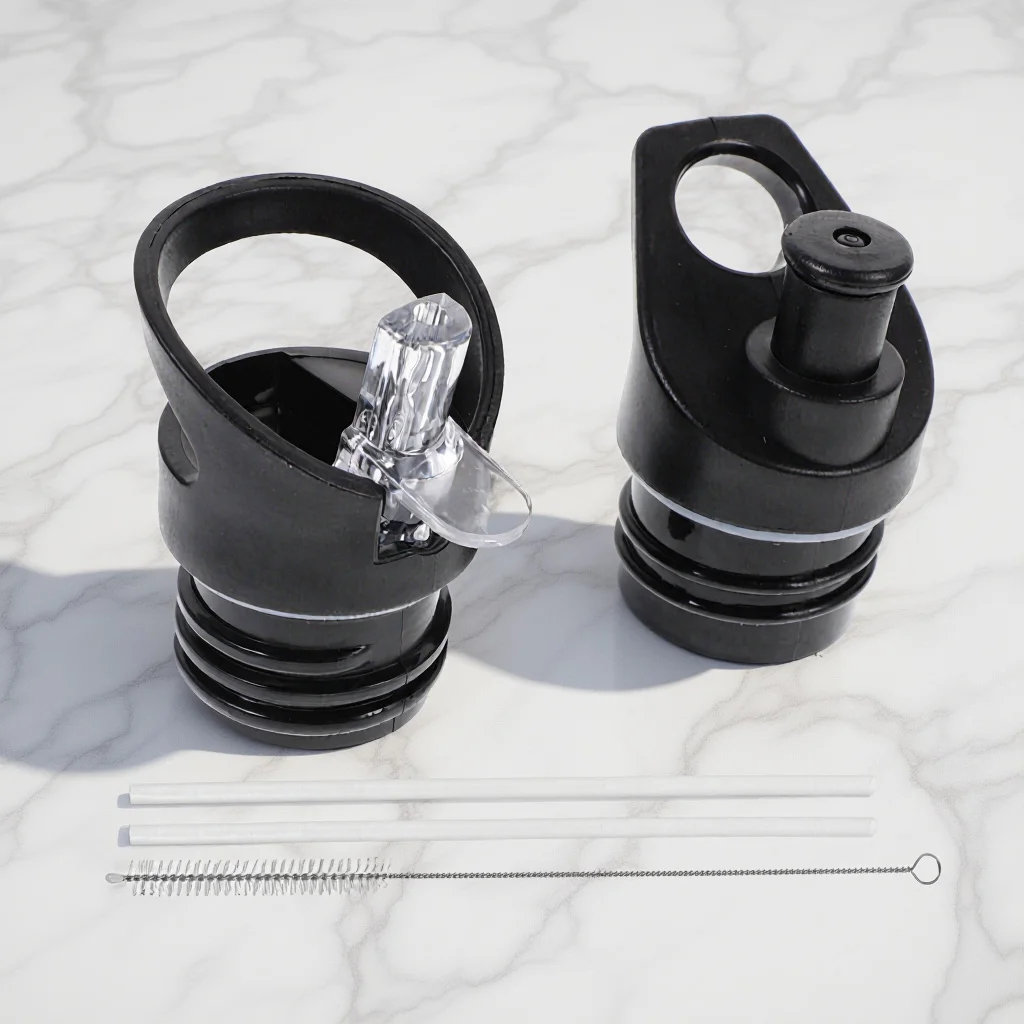 

2Pcs Vacuum Bottle Nozzle Cover Suction Lid for Drinking Bottles Replacement Cap for Hiking Camping Travel Lightweight