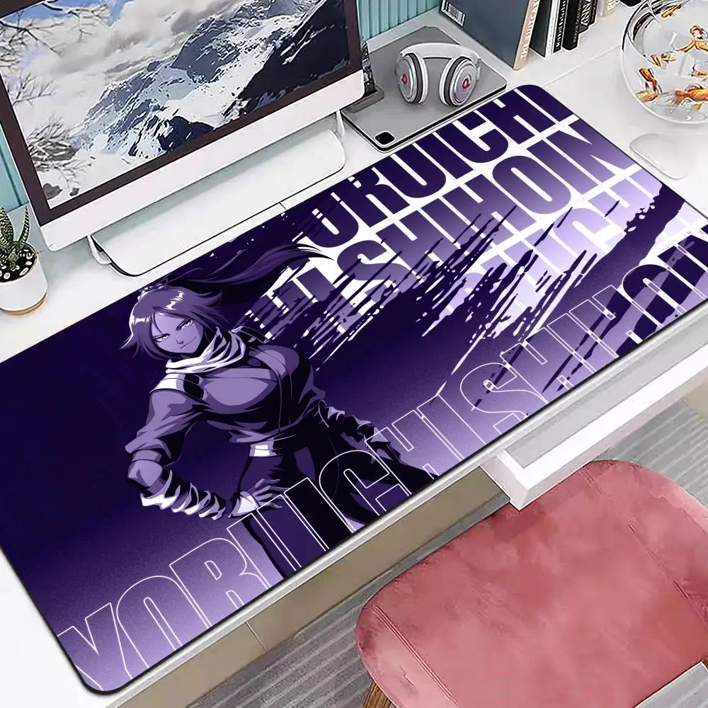 Yoruichi Shihoin Bleach Mouse Pad Multiple Sizes Large Square Computer Office Game Table Mats Rubber Anti-slip Mousepads