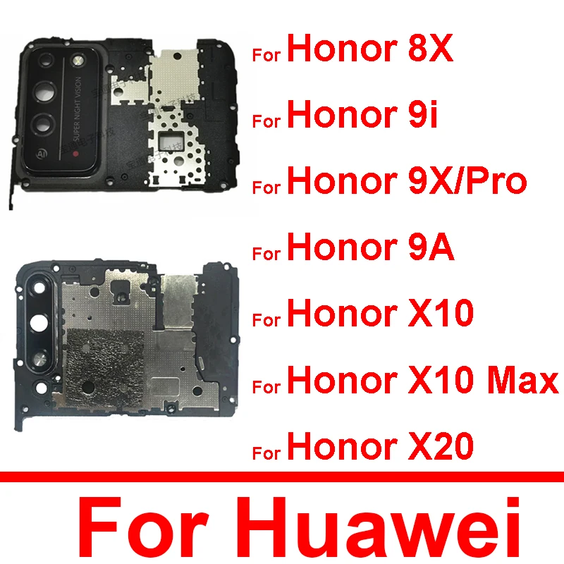 Mainboard Frame Cover For Huawei Honor 8X 9X Pro 9A X20 X10 Max Back Motherboard Antenna Cover Small USB Board Reapir Parts