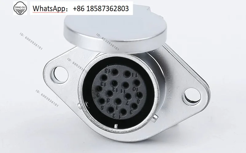 WP20 aviation plug, socket 2 3 4 5 6 7 8 9 12 15 pins, connector quality assurance