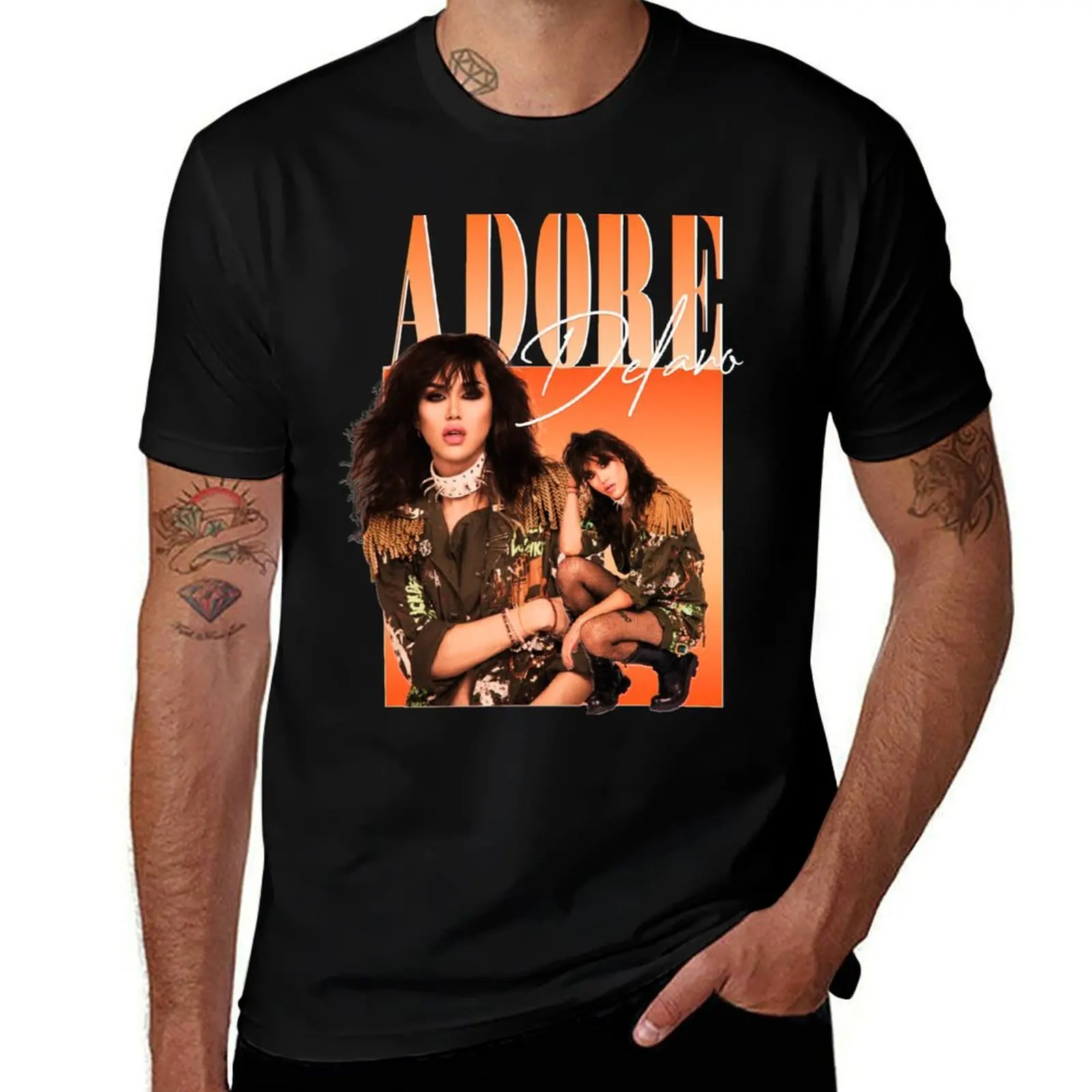 

Adore Delano Retro Vintage Throwback T-Shirt man t shirts for men t shirts for man cotton T-Shirt