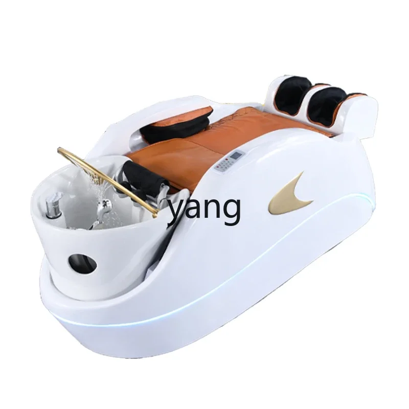 LMM High-End Barber Shop Intelligent Electric Automatic Massage Shampoo Bed Thai Head Therapy