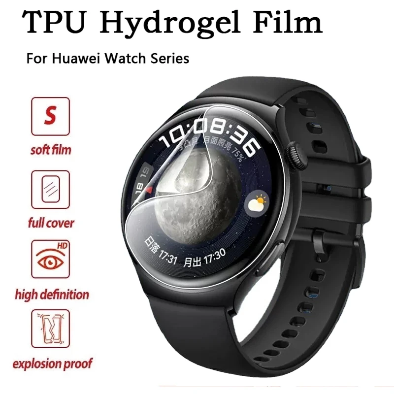 Hydrogel Film for Huawei Watch 4 pro Soft TPU Protective Film Smart Watch Screen Protector for Huawei Watch 4 4pro Not Glass