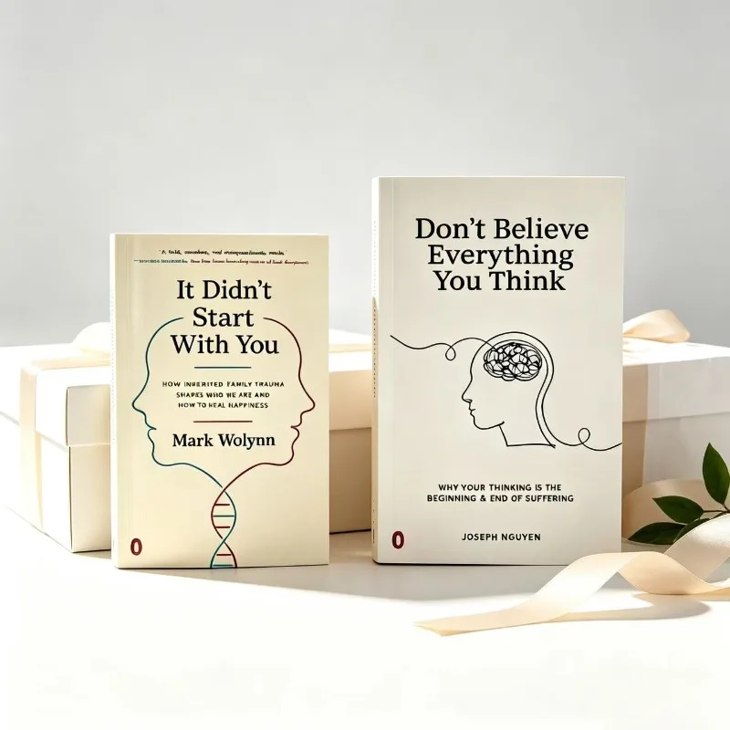 Psychotherapy Self-help Book Collection, It Doesn't Start with You, Don't Believe Everything You Think, Psychological Reading.