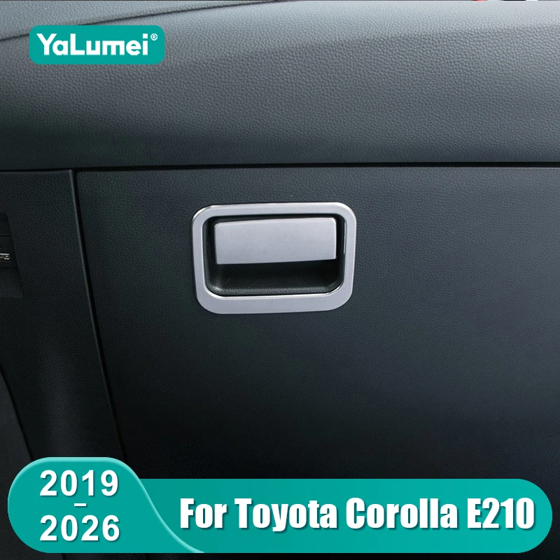 Für Toyota Corolla E210 2019 2020 2021 2022 2023 2024 2025 2026 Hybrid Auto Beifahrer-Handschuhfach-Griffabdeckungen Zubehör