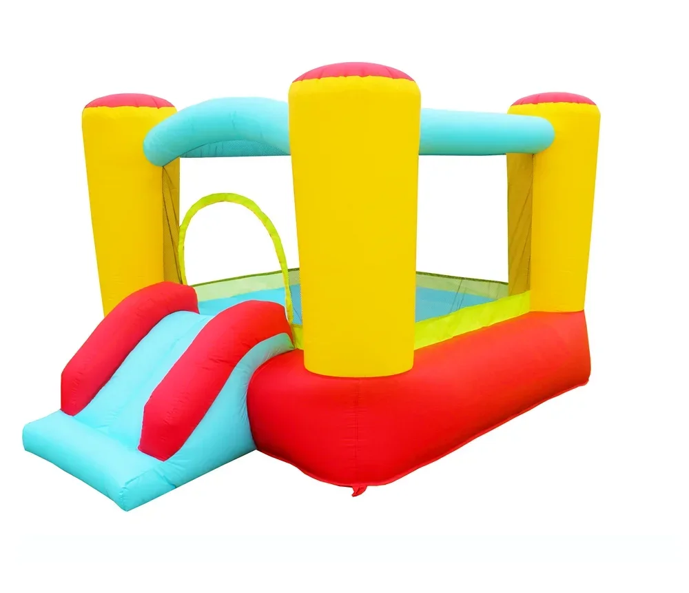 Home Use PVC  Children Inflatable Castle With Slide