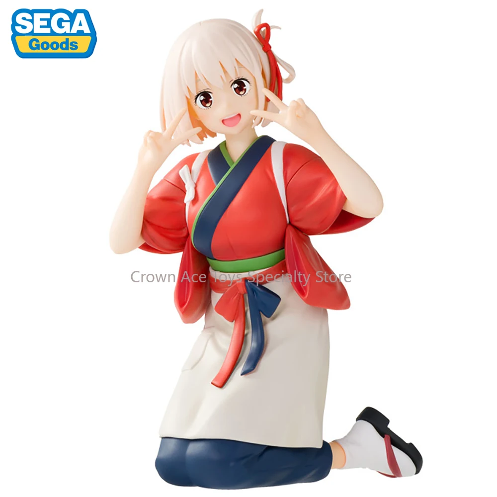 SEGA Premium Chokonose Lycoris Recoil Nishikigi Chisato 14cm Anime Action Figure Nice Model Manga Figures Gifts Doll Trendy Toys