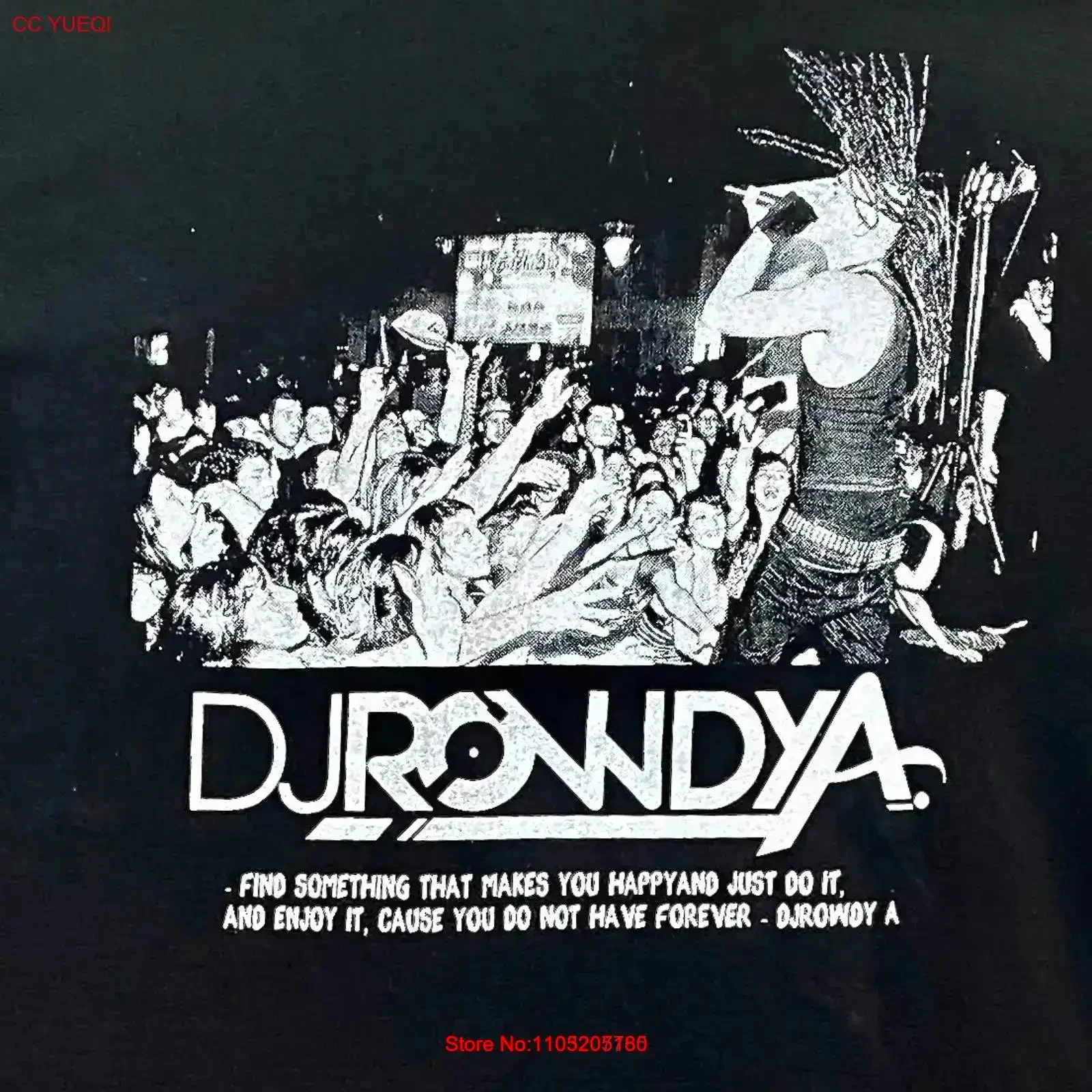 Dj Rowdy A In Memory Of Vintage 2011 Mens Small T Shirt RARE AAA Tag Washed Soft Stretched fashion designer clothes vintage