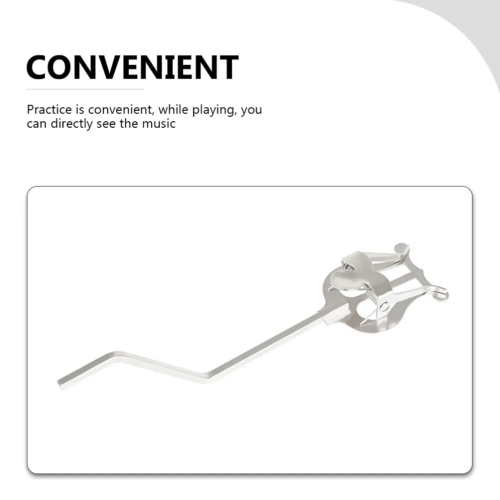 

1 pc Sheet Music Holder Clip for Saxophone Score Folder Lightweight Portable Iron Material Musical Instrument Accessory