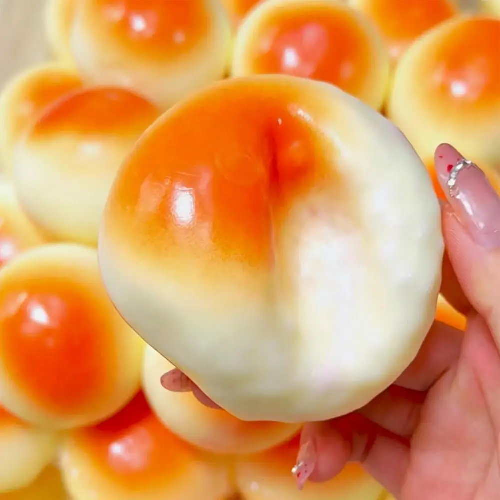 MINI Honey Bread Squishy Stress Ball Round Blocks Filled ASMR Anti Stress Release Hand Relax Gift Fidget Toy Squeeze Toy