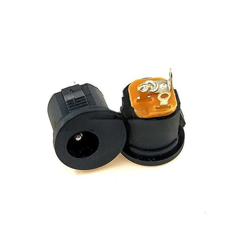 10PCS DC022K DC Power Socket, Circular Bayonet Mount, 5.5x2.1mm Female Connector Charging Port