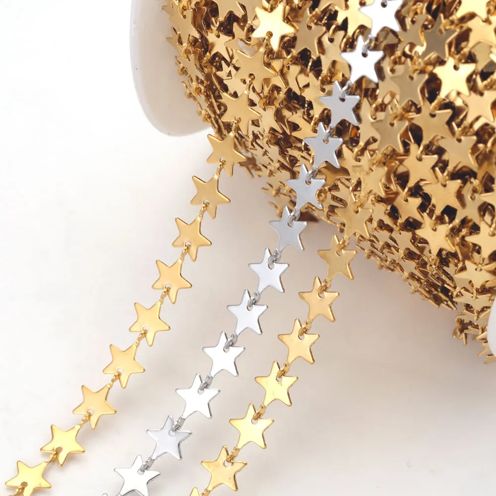 1m Start Chain Stainless Steel Chains For Necklace Bracelet Anklet Jewelry Making DIY Components Handmade Jewelry Material