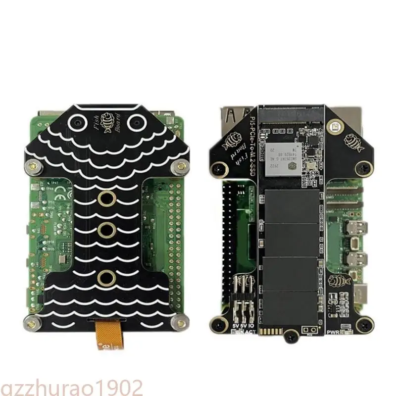 97QB para RPI 5 PCIe a M.2 NVME SSD Adaptador