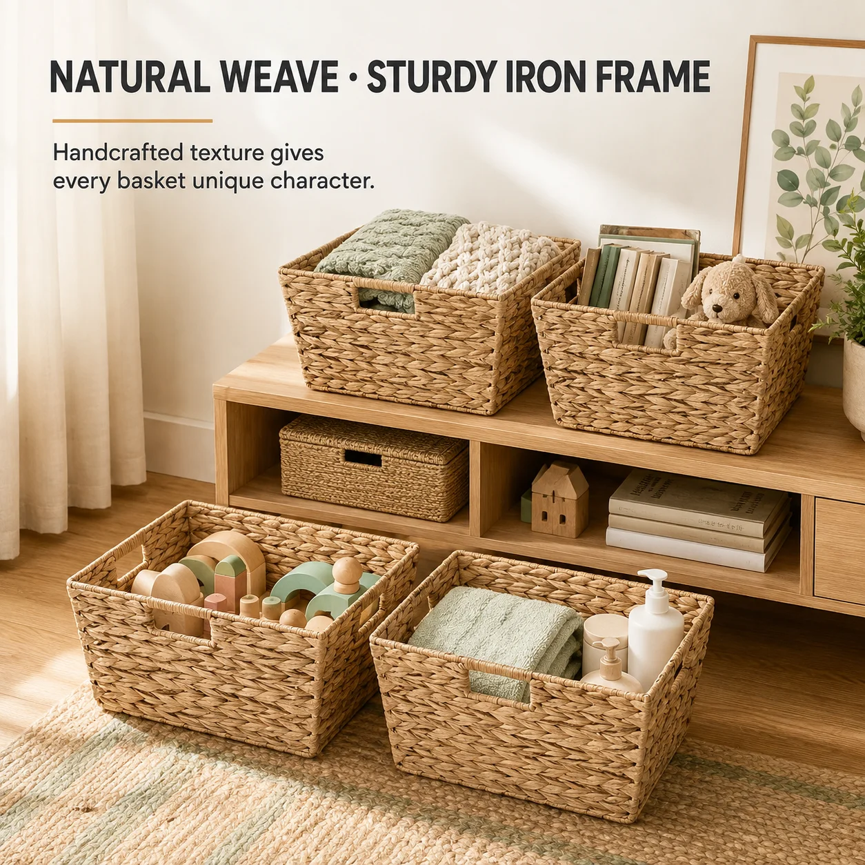 Paquete de 6 cestas decorativa - Home Decor Medan reseña y precio