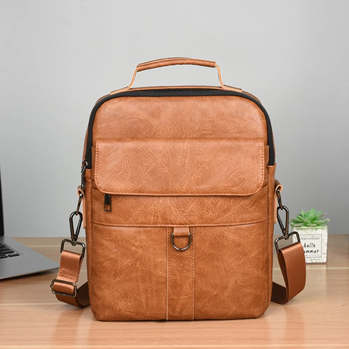 

2026 новые модные деловые мужские сумки из искусственной кожи, мужская сумка на плечо, винтажная сумка через плечо для мальчиков, роскошные сумки-портфели