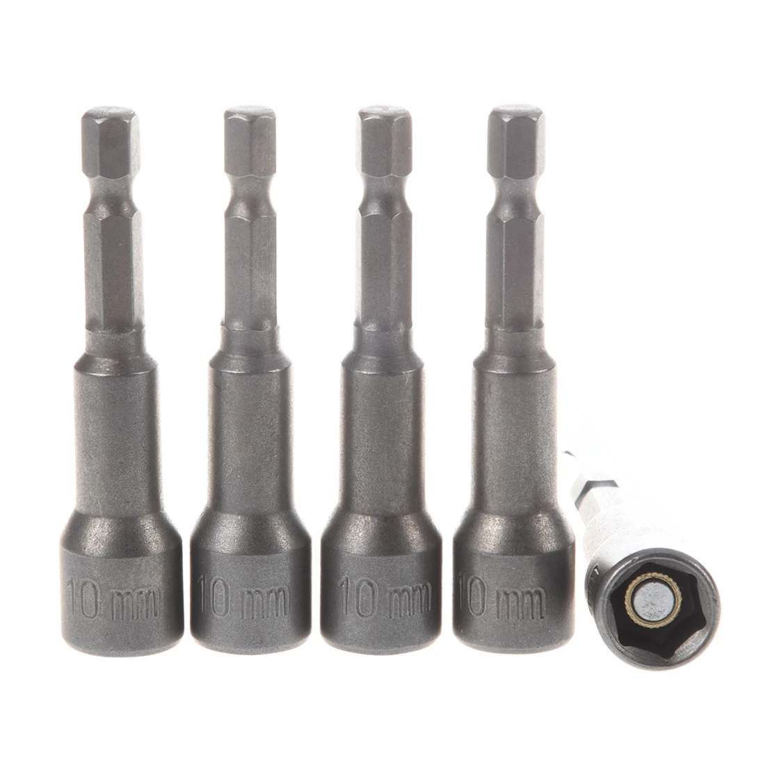 ABMO 5 個磁気パワー 10mm 六角ソケットナットセッタードライバー