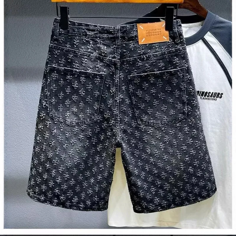 Short Shorts Summer New Personalized Trendy Brand Five Quarter Pants Korean Version Trend Slim Fit Versatile Youth Fashion