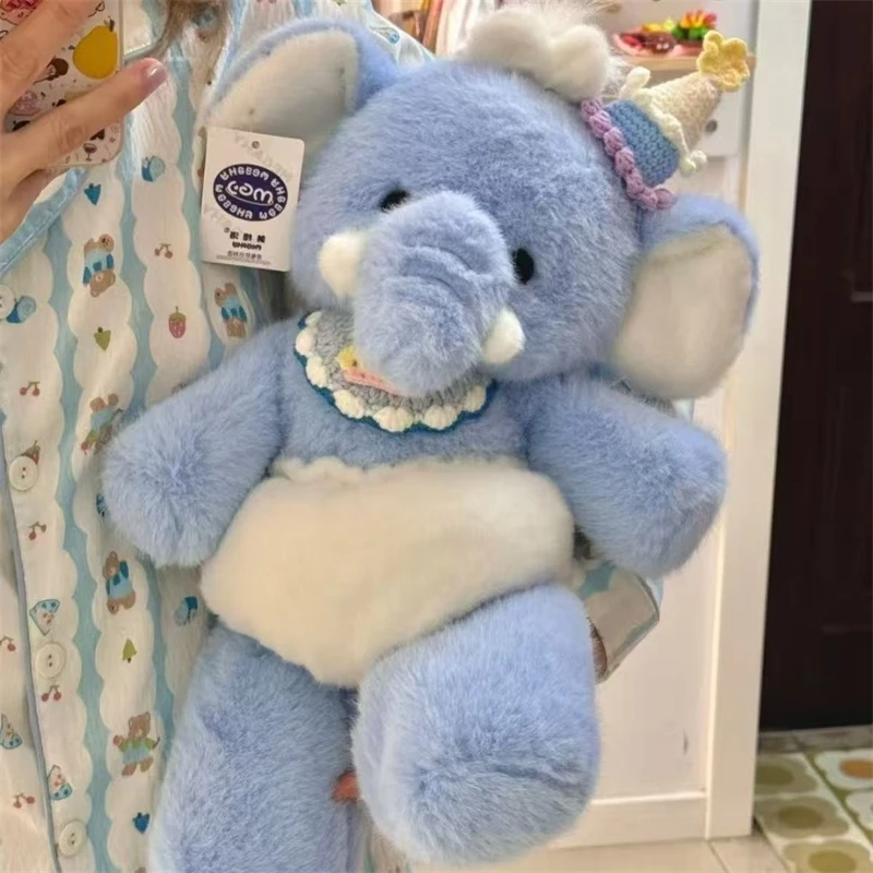 

New Kawaii Large Fox Plush Toys Cartoon Stuffed Elephant Animal Lovely Soft Cuddly Baby Plushie Doll Toy For Girls Gift Decor