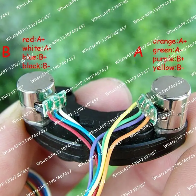 Two-phase four-wire deceleration combined stepper motor Dia 8MM 41Ohms digital camera micro motor