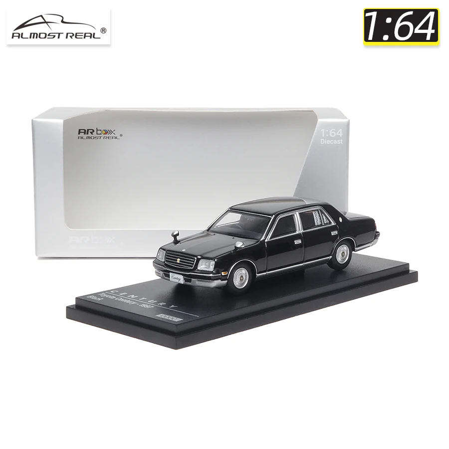 AR box 1:64 scale New Toyota Century 1997 Alloy model Black car model Holiday gift collection