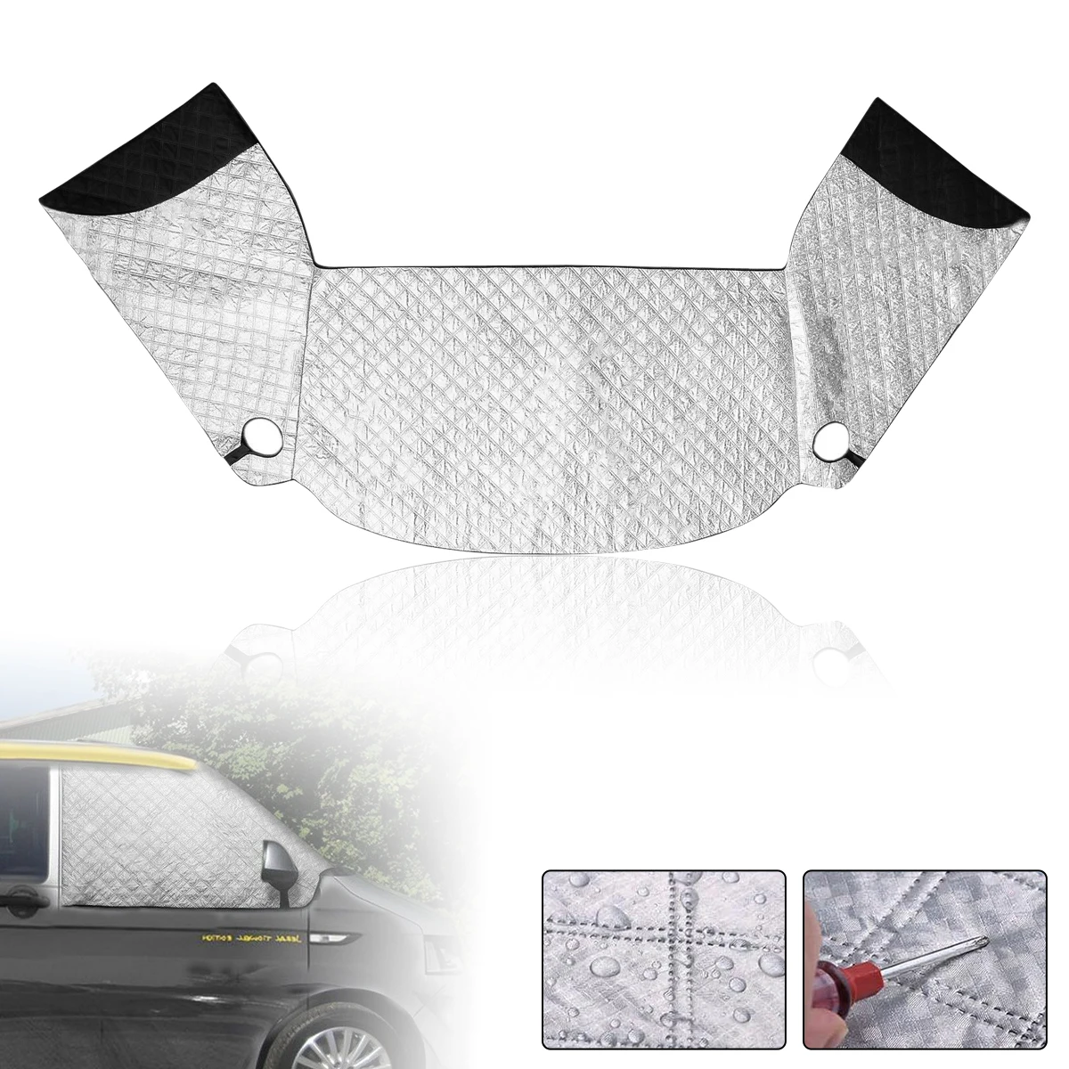 Für VW T5 T6/T7 Fenster Bildschirm Abdeckung Vorhang Wrap Blind Camping Frost Auto Windschutzscheibe Visier Abdeckung Fenster Sonnenschutz auto Zubehör