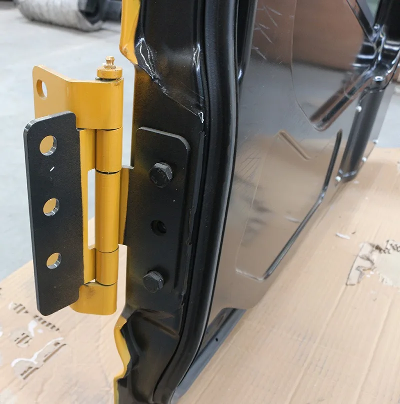 حفارة باب الكابينة أجزاء آلات البناء الأساسية حفارة المقصورة الزجاج