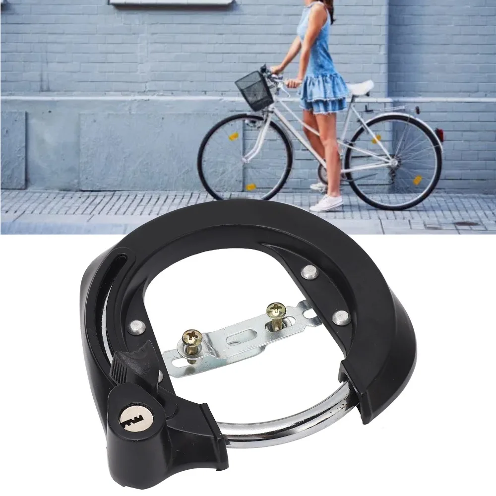 

Durable Aluminum Alloy Crab Claw Lock with 2 Keys Compact Bicycle Lock Security Lock Folding Bike