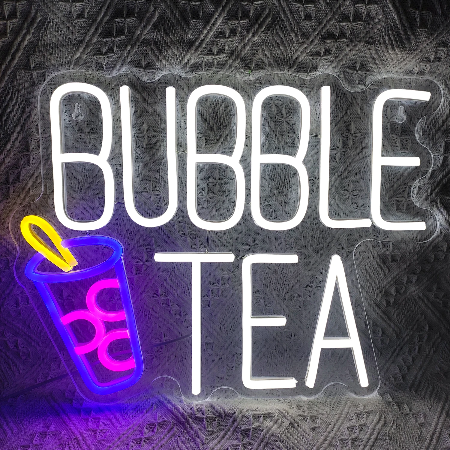 Bubble Tea Neon Led Sign Milk Tea Room Decor Logo luci dimmerabili Business Cafe Shop Bar decorazione della parete lampada al Neon alimentata