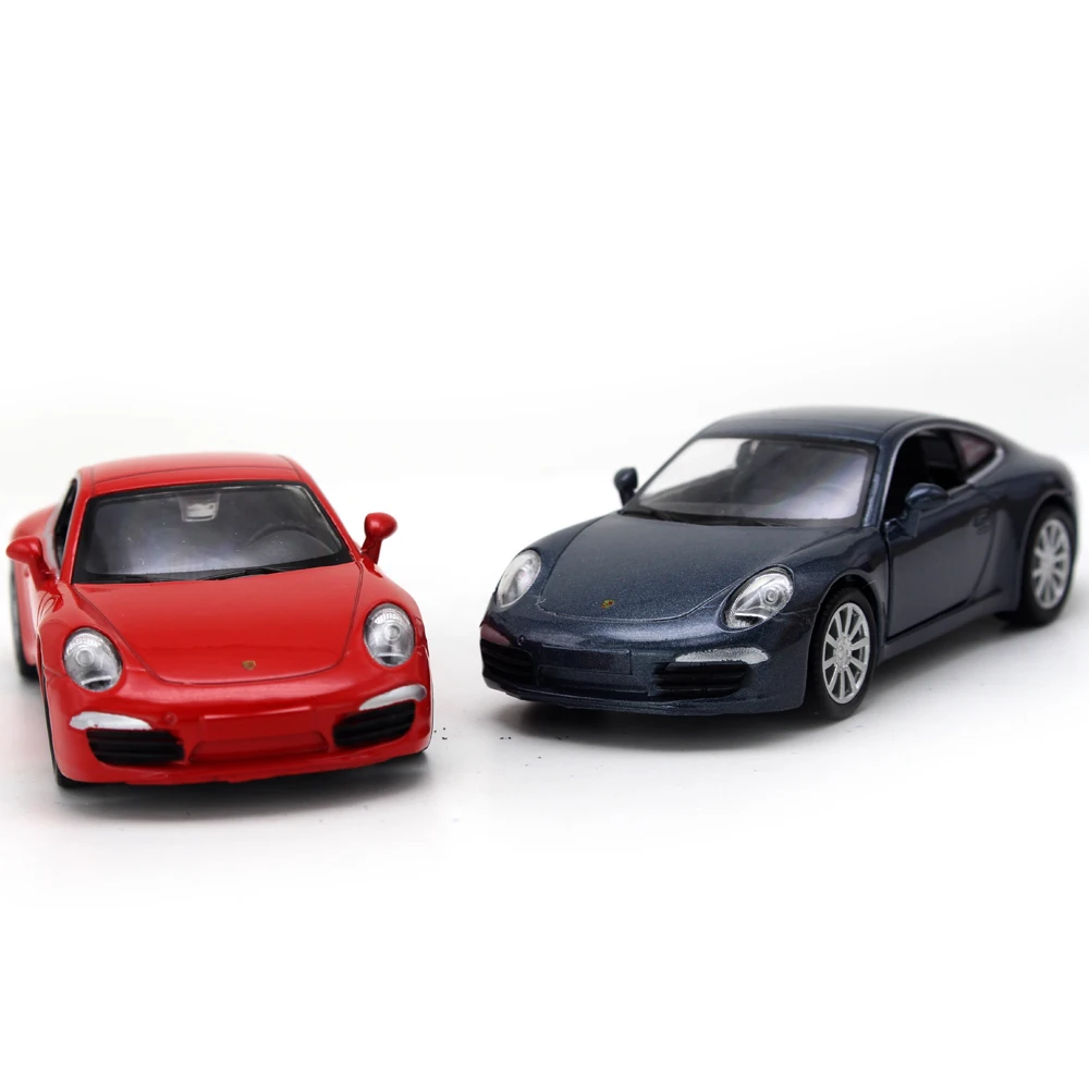 

1: 36 Porsche 911 sports car model, alloy diecast car toy simulation open door for boy collection gift