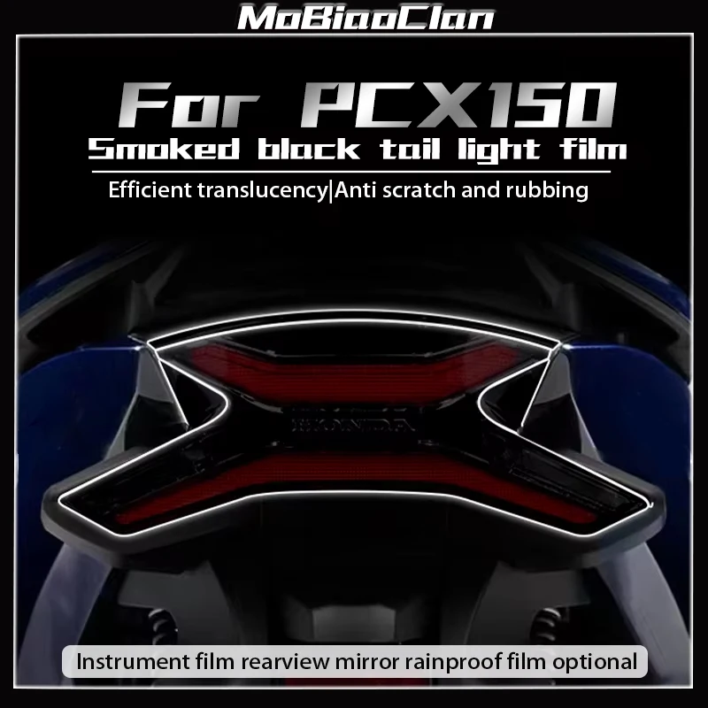 For HONDA PCX150  pcx 150 headlights tail lights instrument film rearview mirror film protective sticker accessories
