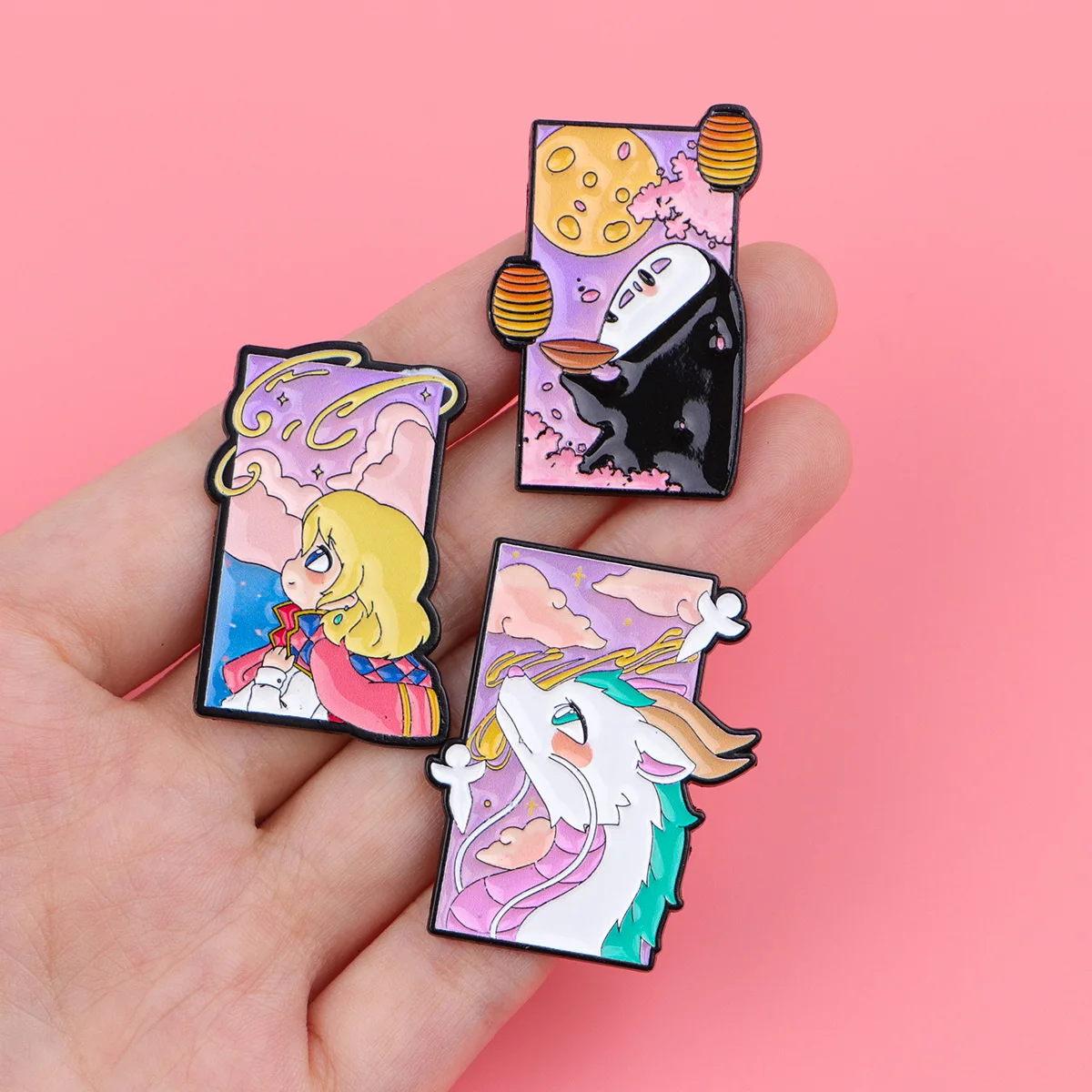 Pin de esmalte de la serie de anime Healing, insignias de dibujos animados Kawaii, broche para mochila, pin para solapa y bolso, souvenir, regalo de joyería para cosplay y amigos