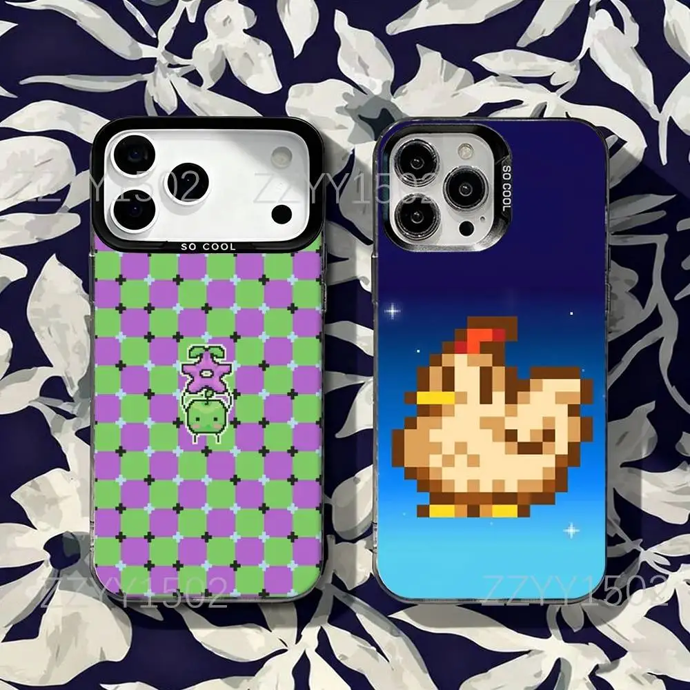 

Game S-Stardew Valley Matte Fingerprint Proof Phone Case For iPhone 17,16,15,14,13,12,X,8,Pro,Max,Plus,SE4,Air,Mini