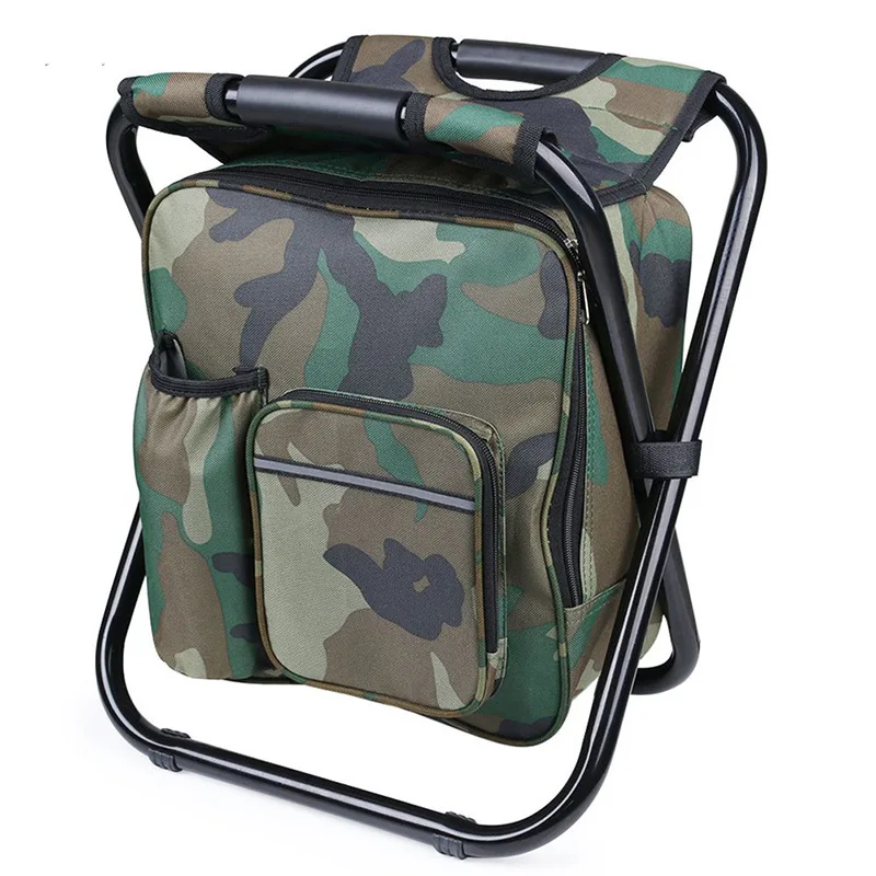 Portable Folding Mesh Chair Computer Study Office Balcony Outdoor Travel Seating Bi-Fold Single-Person Design Multiple Color