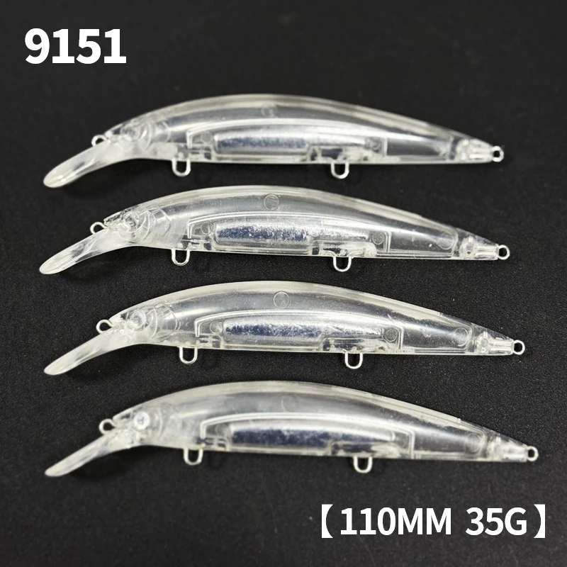 Señuelo pececillo sin pintar 110mm – Wobbler hundimiento curricán