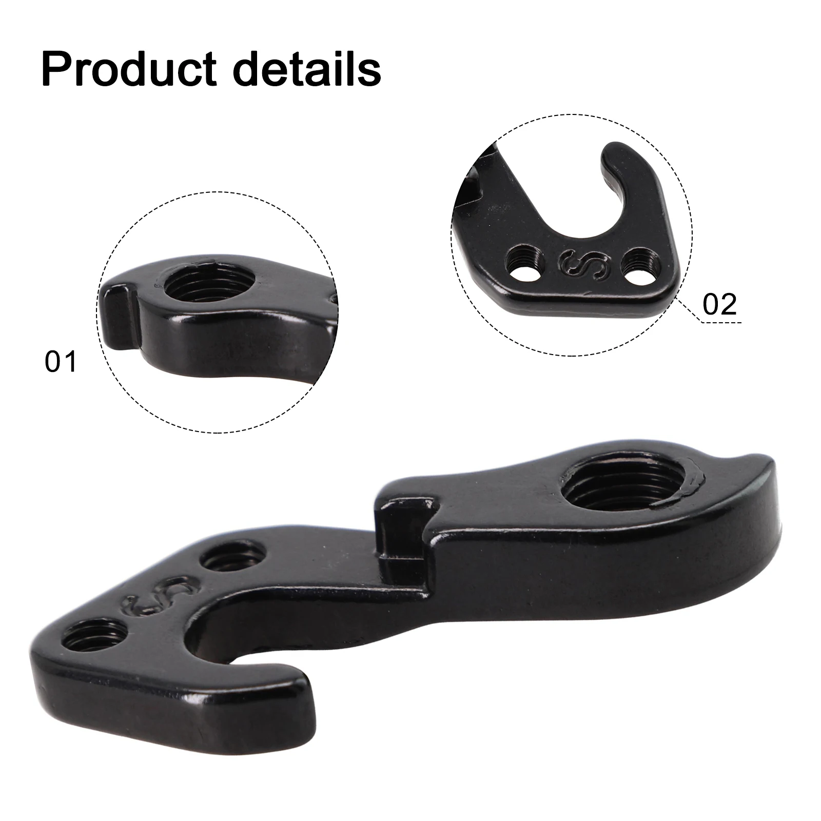 

1×Bicycle Rear Derailleur Hanger For Trek-- Cali- 297656# Aluminum Alloy Bike Gear Mech Hanger Tail Hook Cycling Accessory