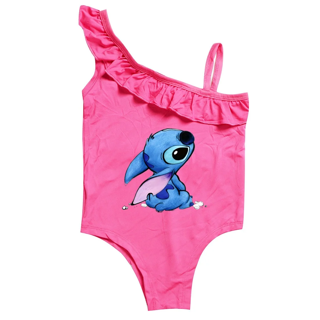 Girls Lilo Stitch Swimsuit One-Piece Swimwear Kid Stitch Princess Swimsuit Beachwear Children Clothes 3-10Years Birthday Gifts