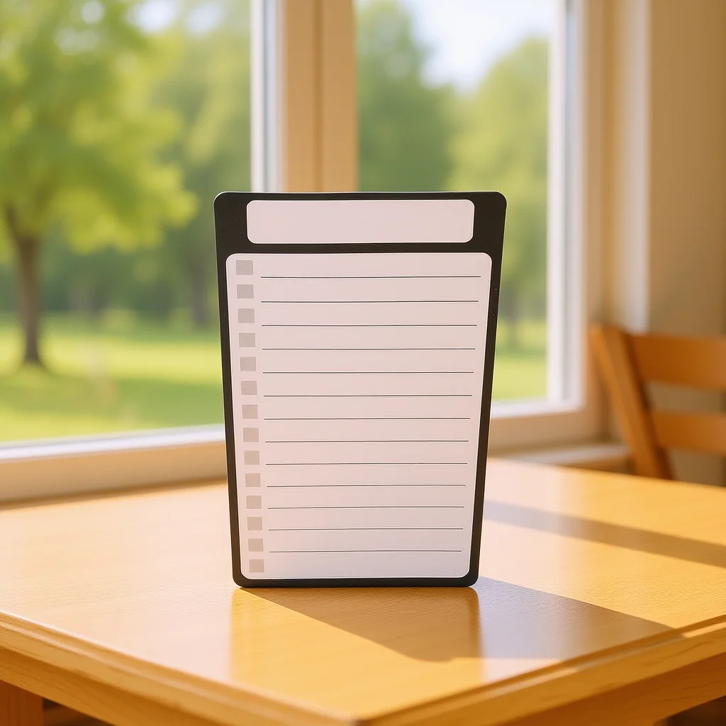 المفكرة المغناطيسية للثلاجة، قائمة التسوق، مادة الحيوانات الأليفة، الكتابة السلسة، المكتب المنزلي، تستخدم للقيام بقائمة السبورة البيضاء