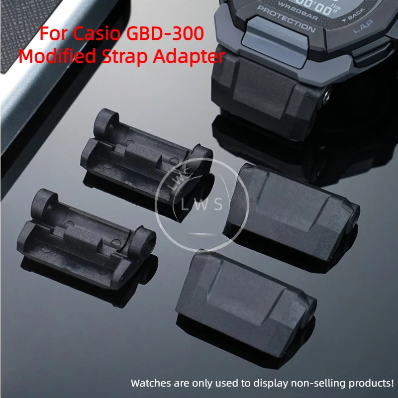 GBD-300 Modified Watch Band Adapter For G-SHOCK Casio GBD300 GBD 300 Connector Rubber Strap Genuine leather Converter Bracelet