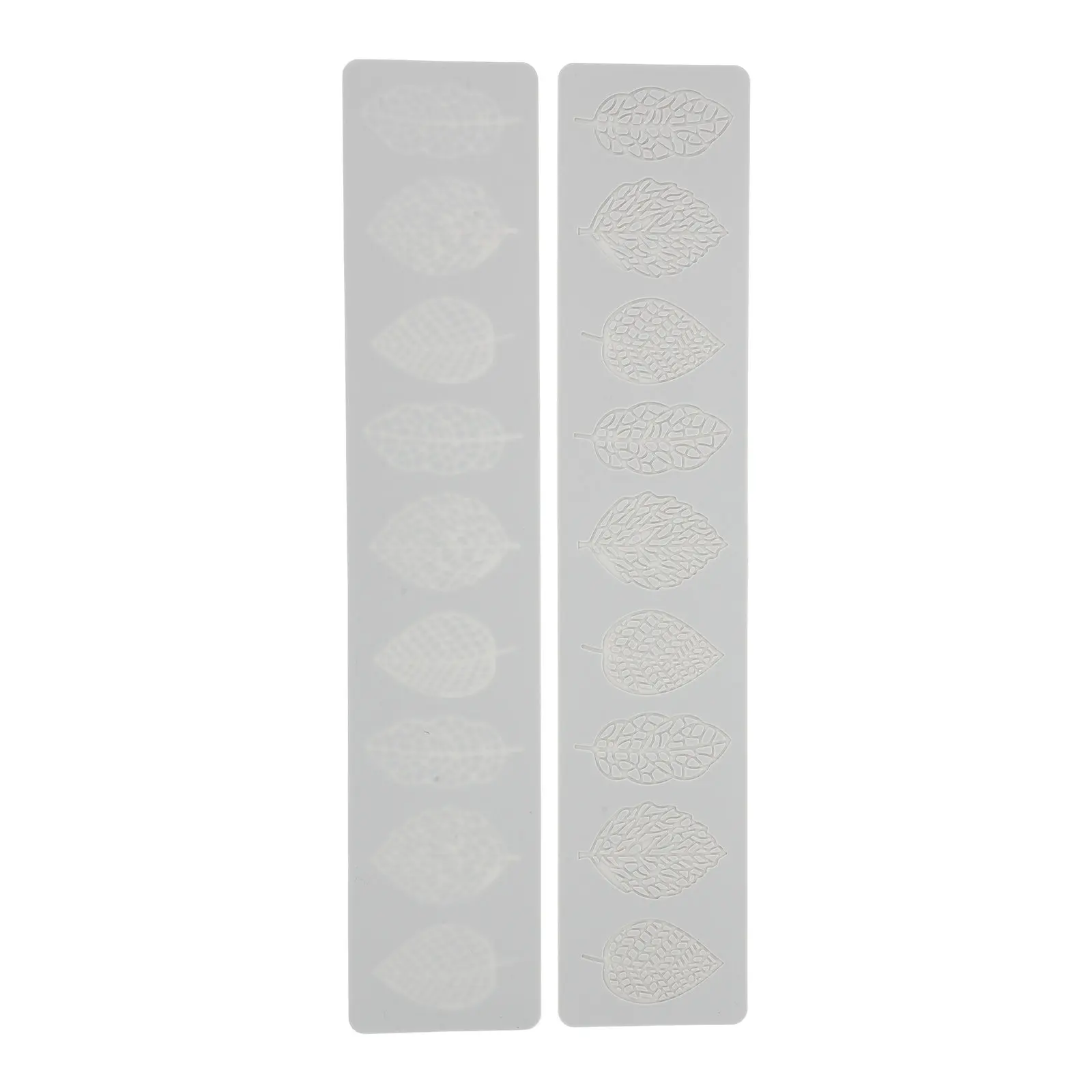 2Pcs Silicone Leaf Fondant Mold for Cake Decorating Baking Chocolate Pastry Dessert DIY Fall Harvest Maple Leaf Design