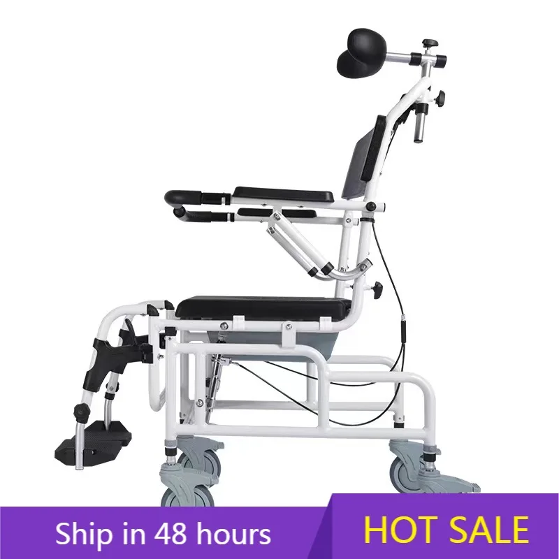 

YTYIN BQ8001A Anti-Skid Metal Folding Commode Toilet Chair For Disabled Older Disable People Products Steel Metal Commode Chair