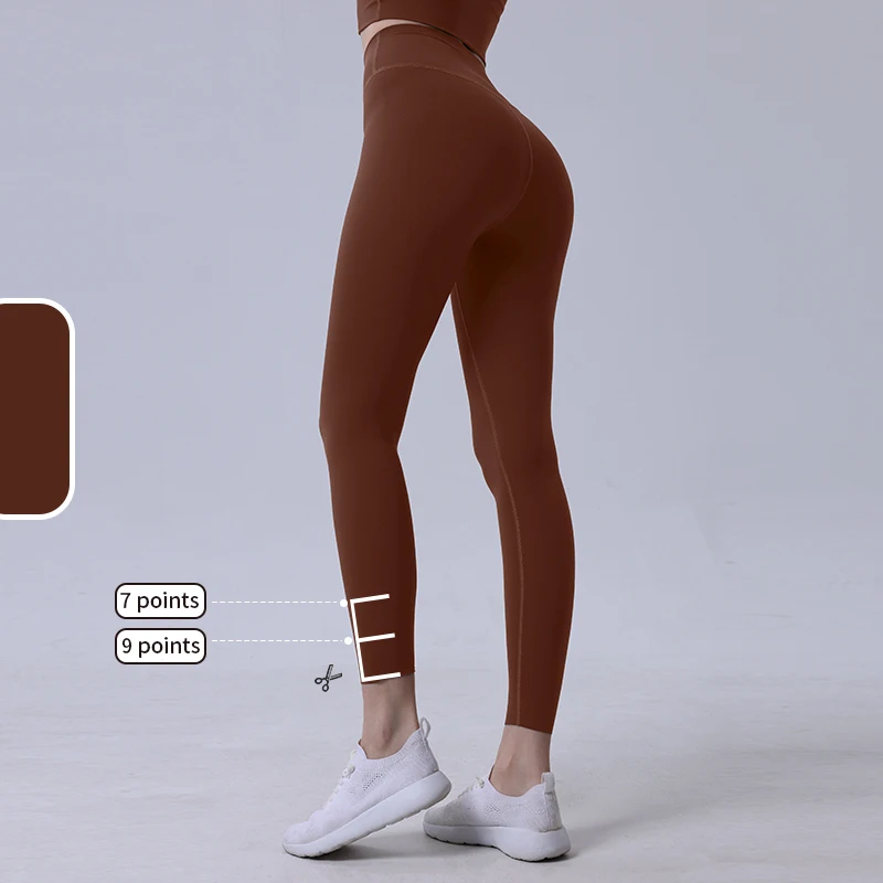 High Waist Naked feeling Nylon Gym Yoga Pants Women Leggings For Fitness Long Pants Women Hip Push UP Tights Women Clothing