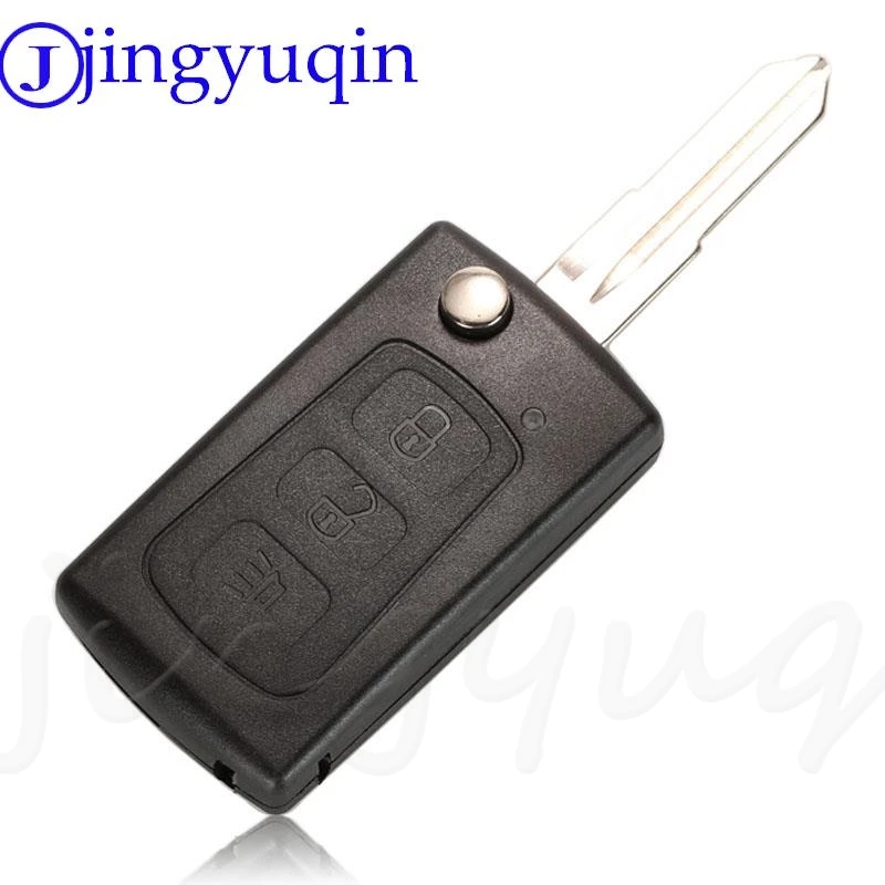 jingyuqin 3 Buttons Flip Folding Remote Key Case Shell For Great Wall Hover Haval H3 H5 Keyless Entry Fob Key Cover Replacement