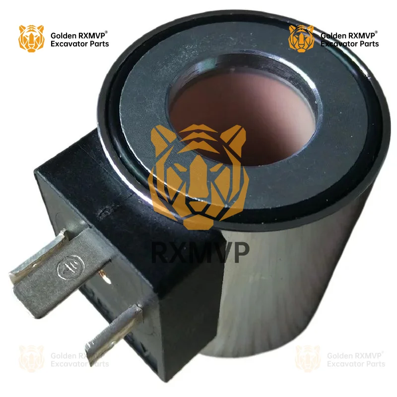 Xcmg Zoomlion Heavy Industry Sany Liugong Changjiang Excavator Crane Electromagnetic Valve Coil Inner Hole 23mm Height 51mm Exc