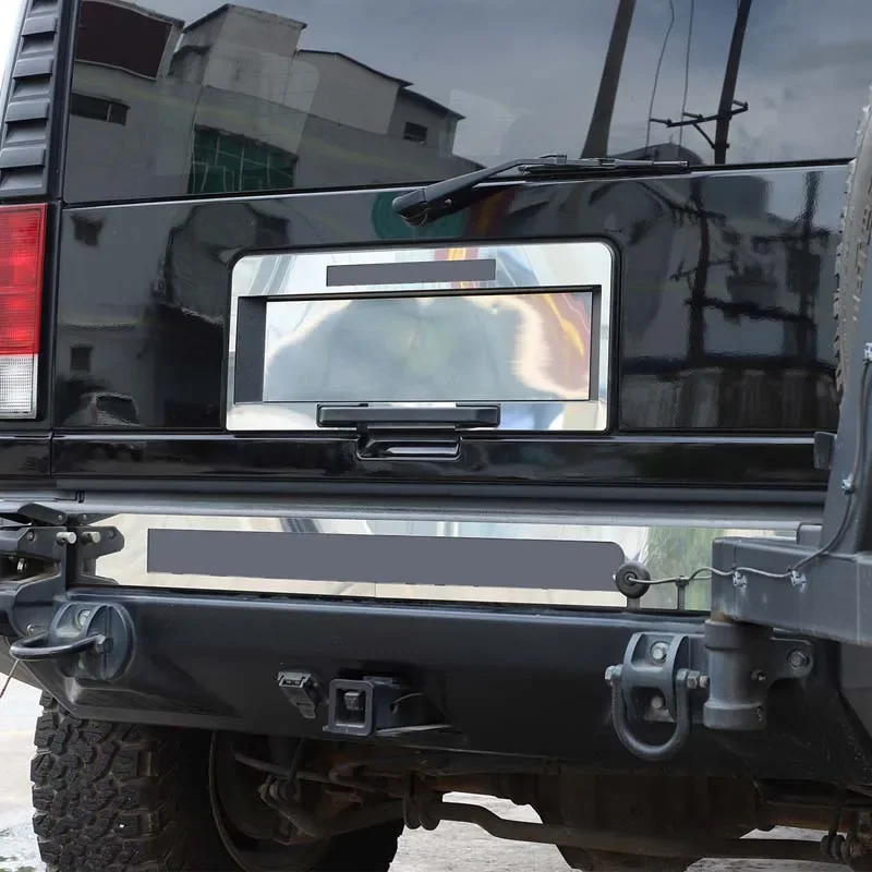 

Для 03-09 Hummer H2 нижняя накладка задней двери/накладка номерного знака задней двери, рамка внешней отделки, аксессуары из нержавеющей стали
