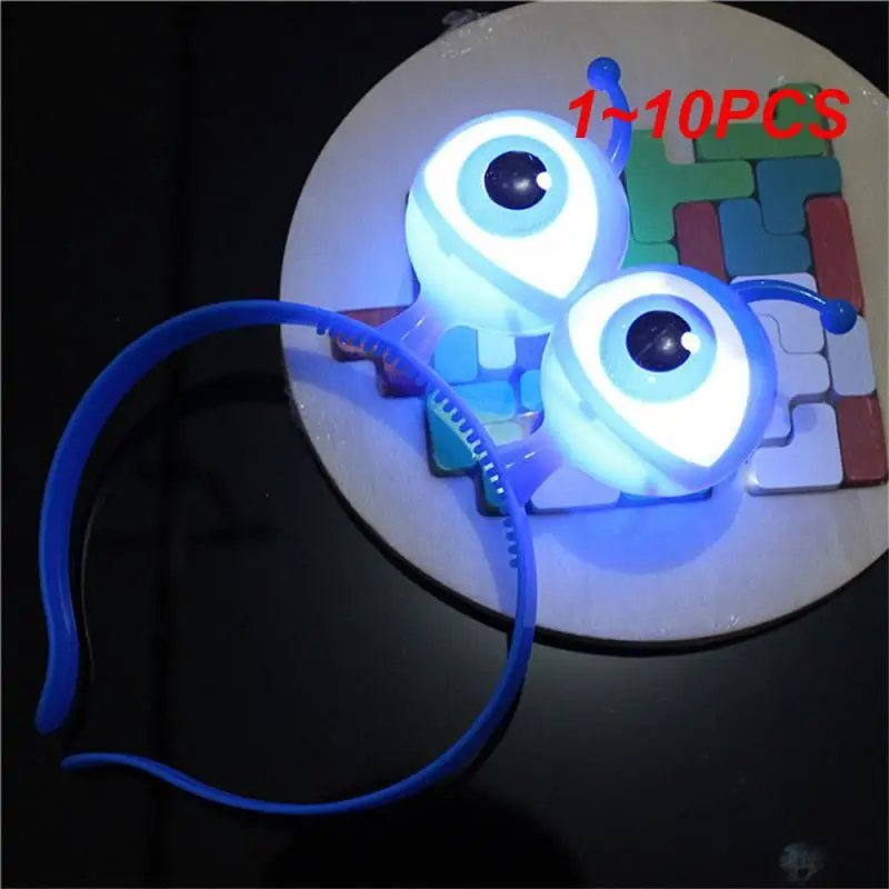 1~10PCS Glitter Eyeball Headband Glowing Big Eyes Rugged And Durable High Quality Fine Workmanship Simple And Delicate