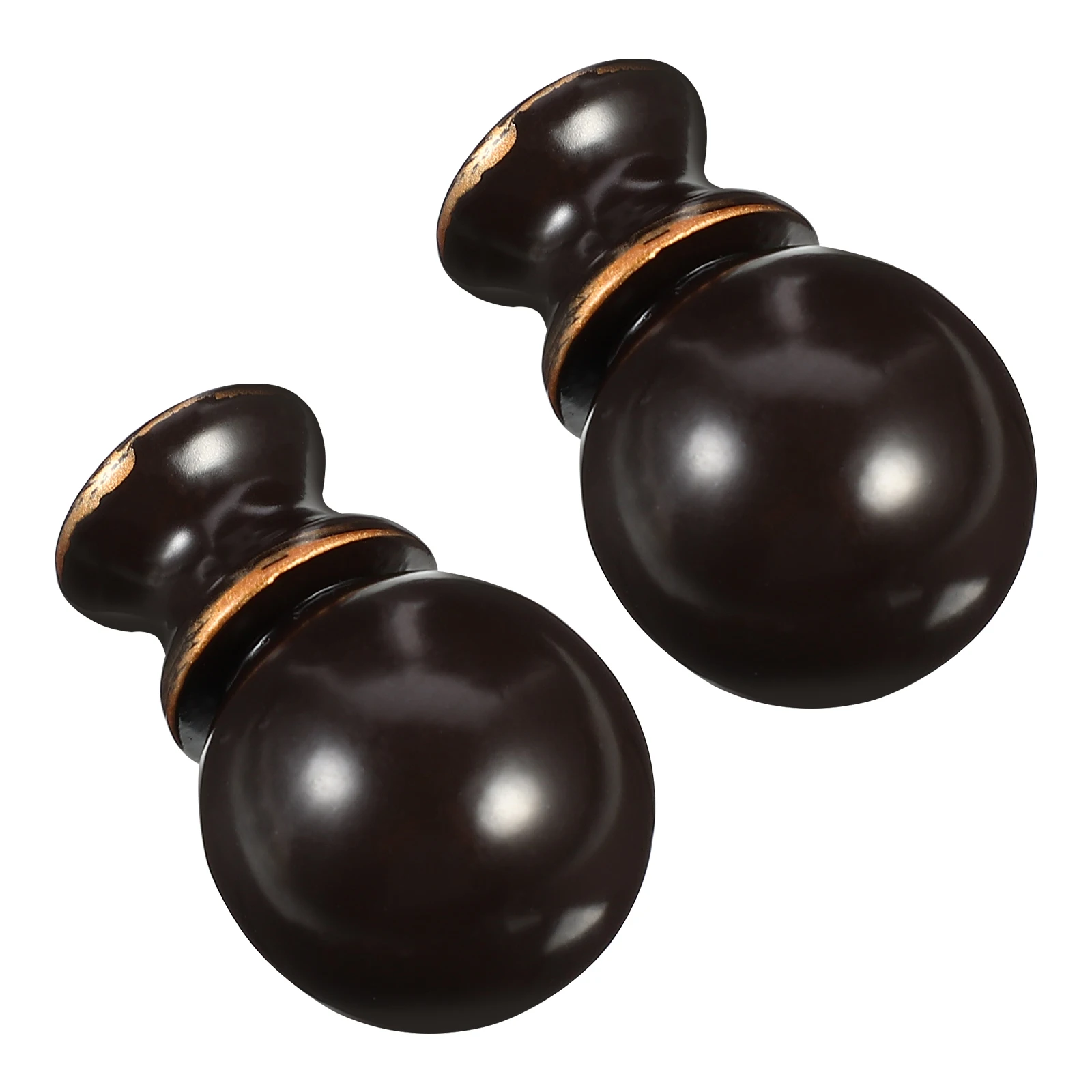 

2pcs Lamp Finial Decoration Horn Frame Vintage Metal Cap for Table Lamp Shade Knob Light Screw Child Safe Durable