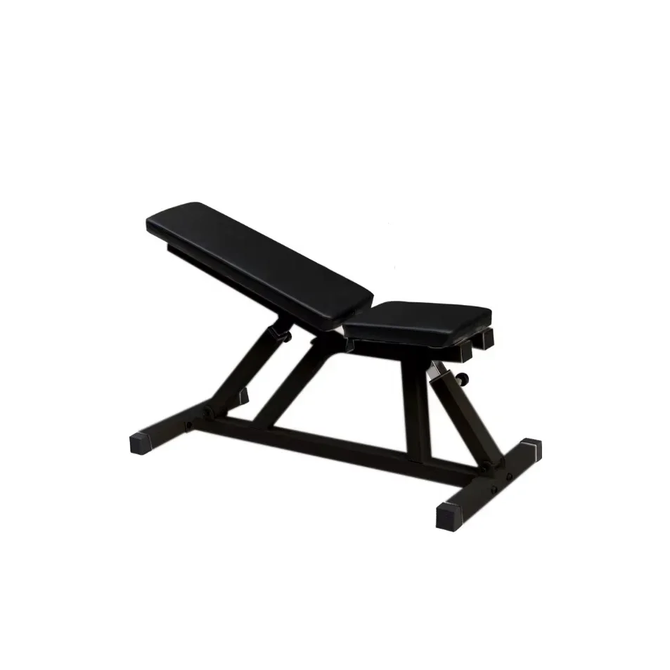 Multi functional strength training bench press exercise equipment adjustable folding weight bench with squat power rack