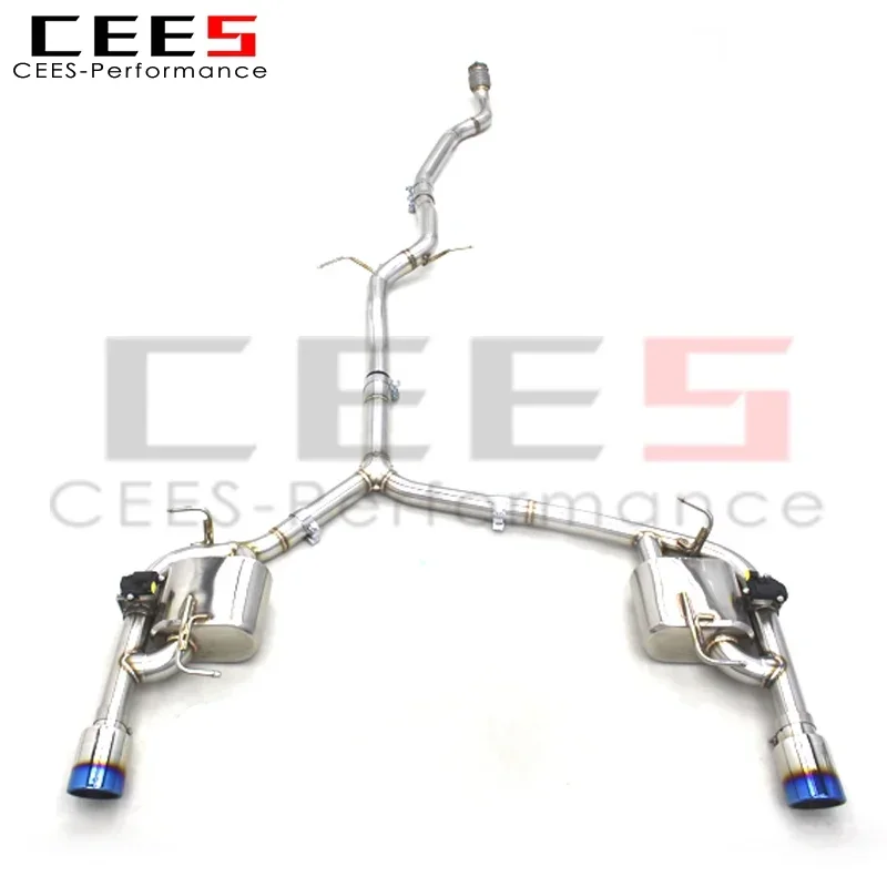 

Factory Customizable Catback Exhaust System For Audi A4 B8 2.0T 2013-2016 Racing Stainless Steel Escape Car Exhaust Pipe Muffler